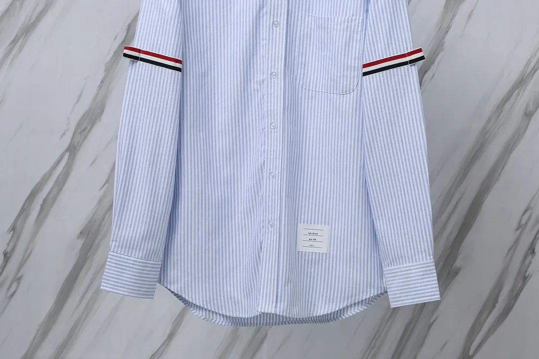 ：970（TB + ） THOM BROWNE . TB Classic + ZP Authentic Same Style TB ：Blue /Gray Size：0/1/2/3/4